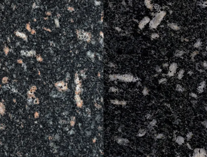Black Aswan (Red-White) Dots granite