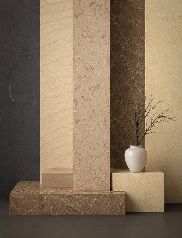 Detail of precision stone processing